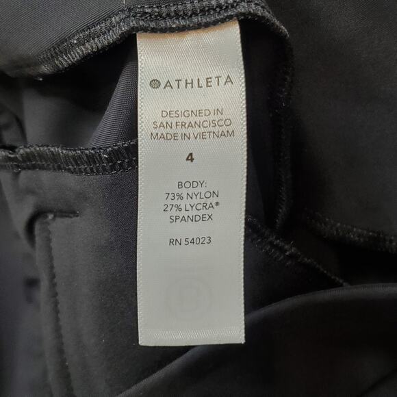 Athleta Women's Size 4 Stellar Straight Crop Pant Black 657550 - Picture 8 of 10